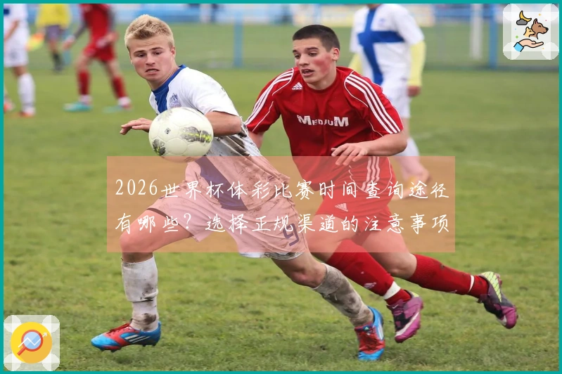 2026世界杯体彩比赛时间查询途径有哪些?选择正规渠道的注意事项