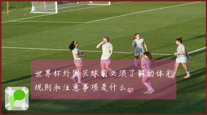 世界杯外围买球前必须了解的体彩规则和注意事项是什么